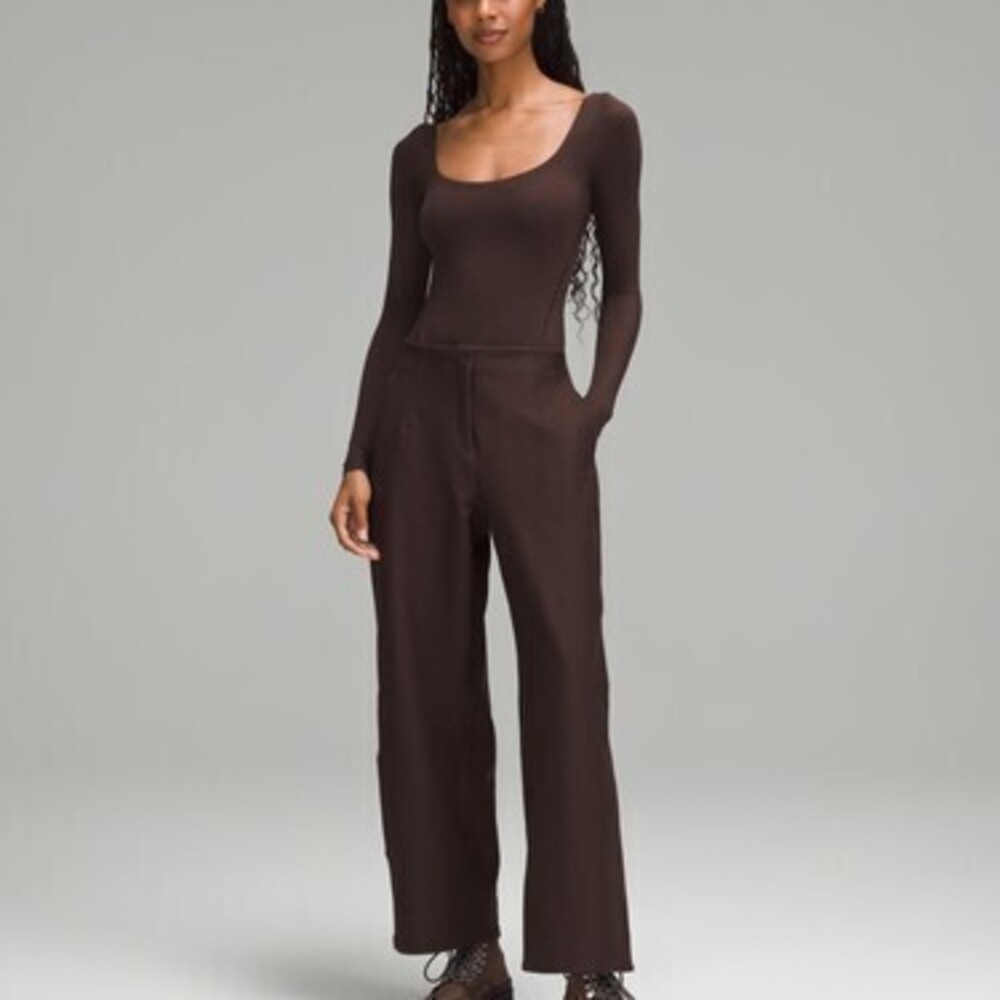 Wundermost Ultra-Soft Nulu Square-Neck Long-Sleeve Bodysuit